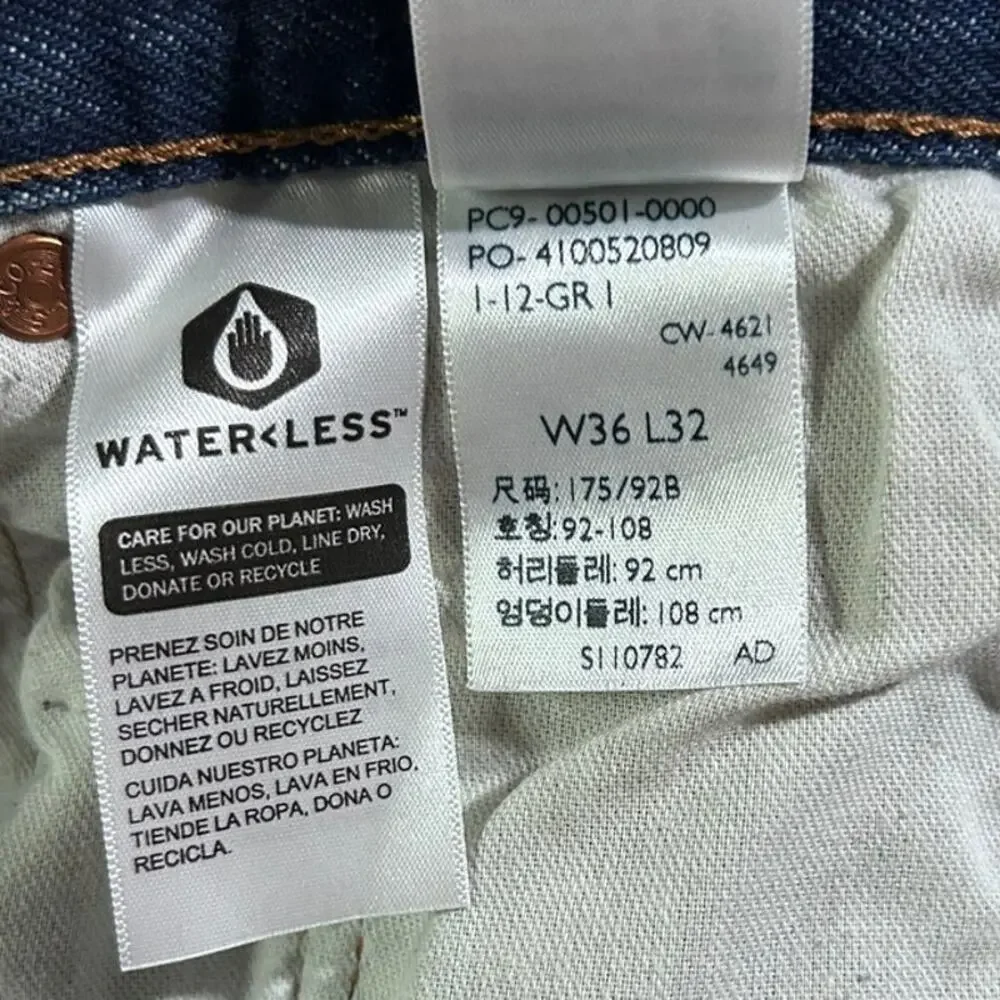 Levi’s 501 Men's Original Fit Dark Wash Jeans W36 L30